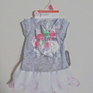 Wonder Nation Toddler Girls Three Piece Outfit